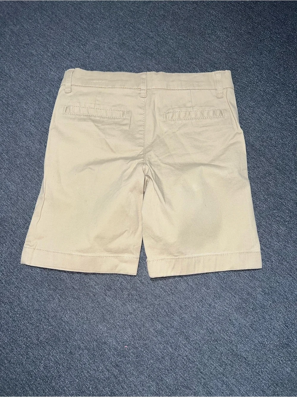 Carter's Boys Tan Flat-Front Khaki Shorts